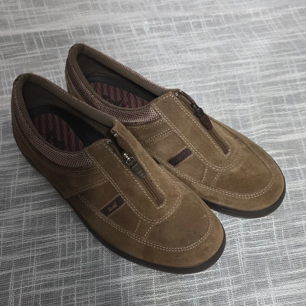 Keds Womens Brown Suede Casual Zipper Shoes US 8 UK 5.5 EU 39